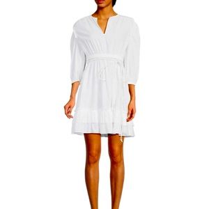 TRUTH Leia Belted Puff Sleeve Mini Dress